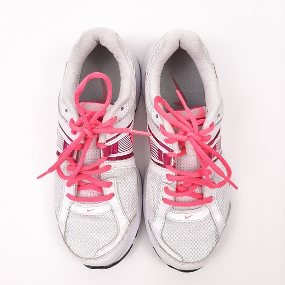 Nike Dart 10 Running Shoes White and Pink Size 8.5 Motion Fit Reslon - Picture 6 of 12